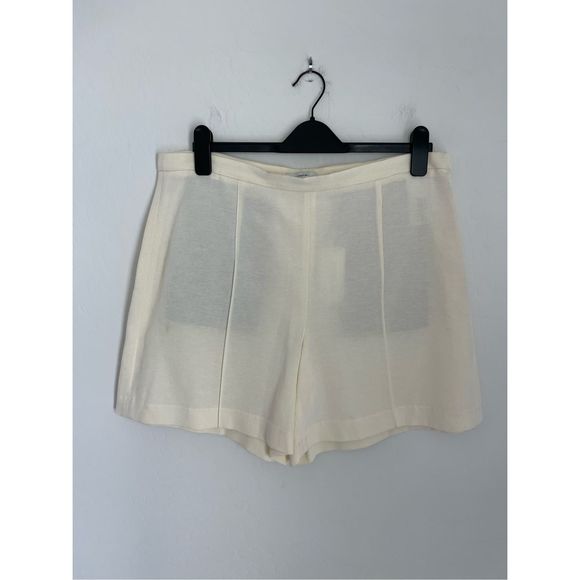 VINCE High Waist Tailored Plus Size Short in Bone Size 14 NWT